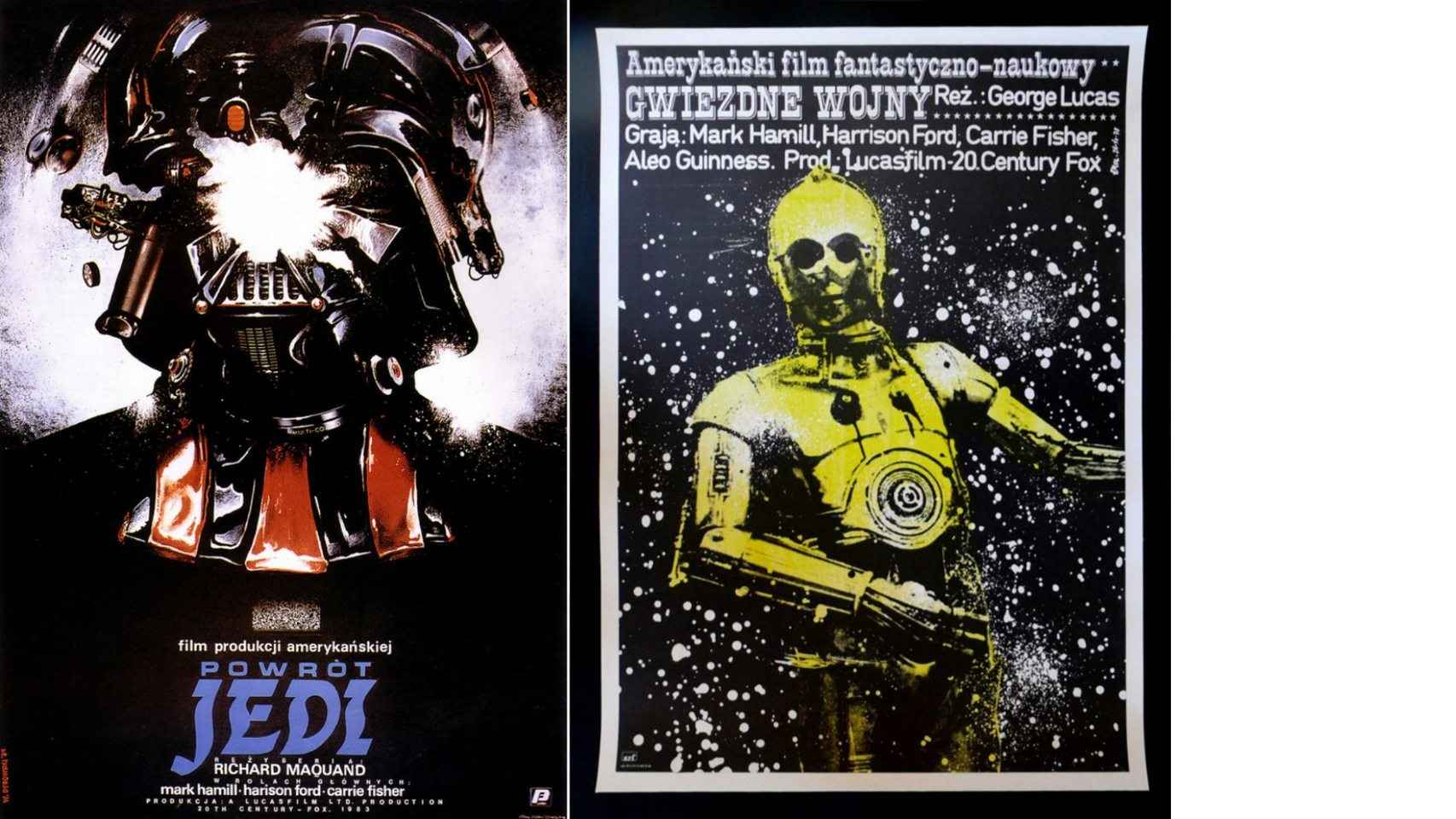 Polonia. El retorno del Jedi (1984) y La guerra de las galaxias (1978).