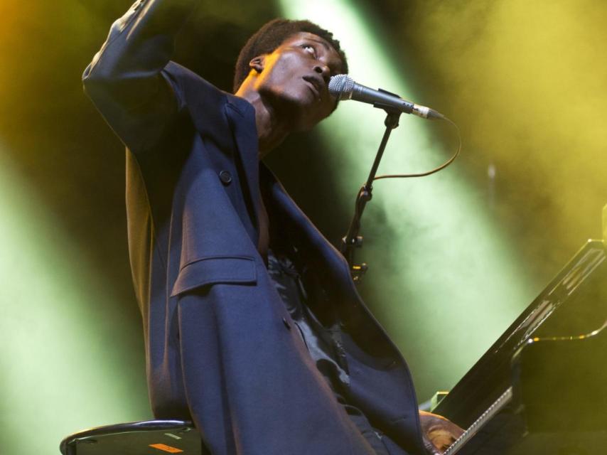 Benjamin Clementine, en el festival de música Rock en Seine, cerca de París.