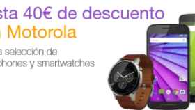 Consigue hasta 40€ de descuento en productos de Motorola