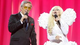 Andreu Buenafuente y Silvia Abril como Tony Bennett y Lady Gaga (José Irún)