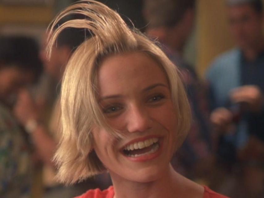 Cameron Diaz en Algo pasa con Mary. La actriz fue una de sus alumnas.