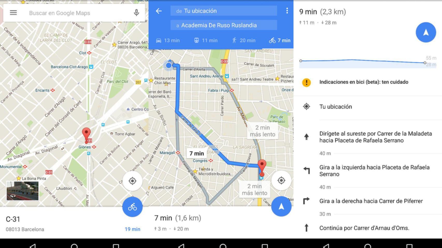 Google Maps por fin añade recomendación de rutas para bicis