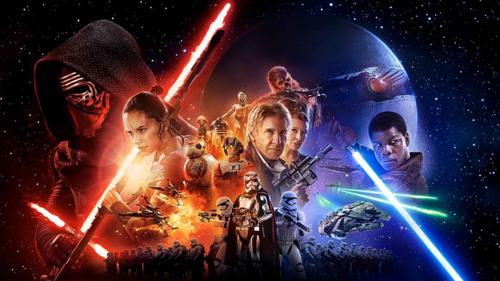 Star Wars el despertar de la fuerza poster
