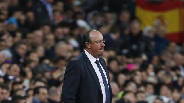 Rafa Benítez en el Bernabéu