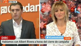 Susanna Griso entrevista a Albert Rivera en 'Espejo Público' (Atresmedia)