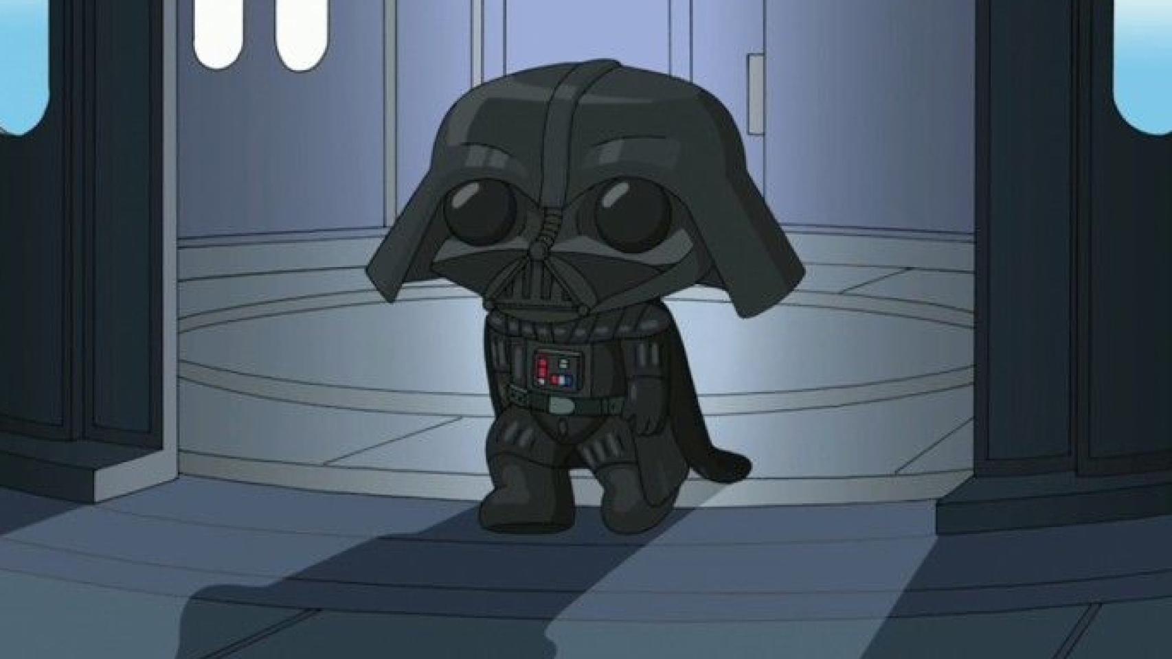 Stewie Griffin caracterizado como Darth Vader en 'Padre de familia' (FOX)