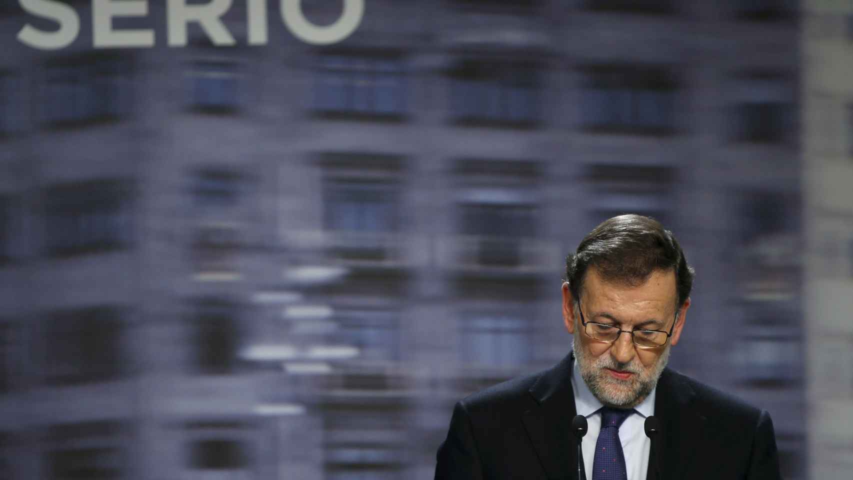 Rajoy comparece en una rueda de prensa el día posterior a las elecciones.