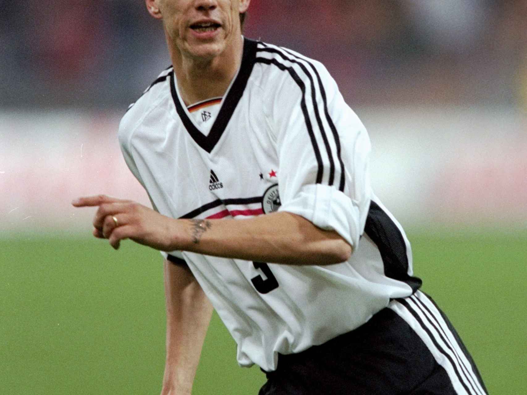 Christian Ziege, con la selección alemana