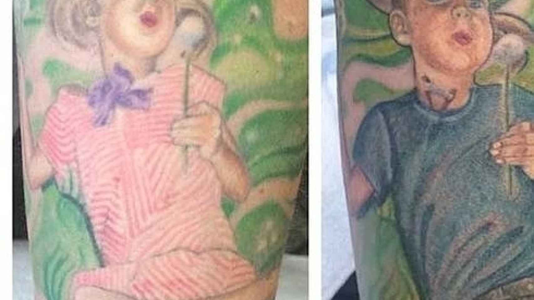 Tatuaje antes y después del cambio de sexo