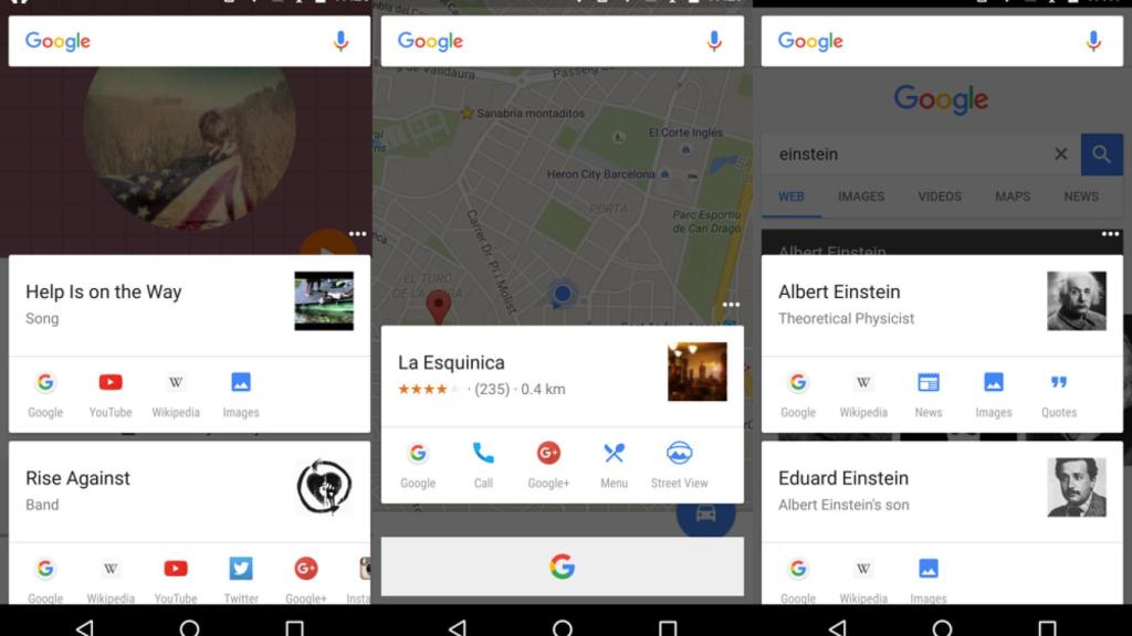 El brillante futuro de Google Now on Tap