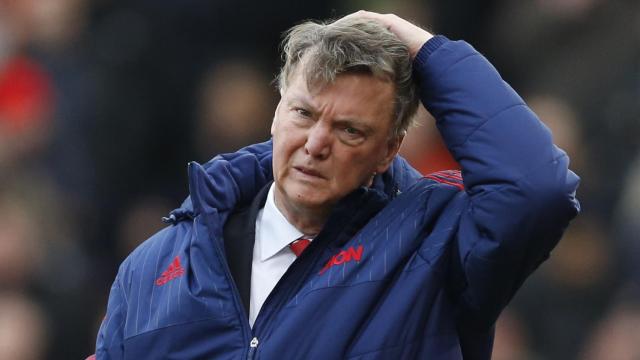 Van Gaal tras la derrota contra el Stoke.