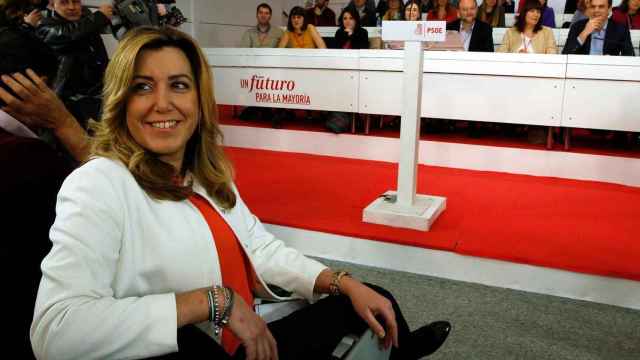 Susana Díaz, al inicio del comité federal del PSOE.
