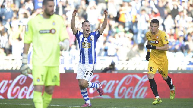 Sergio Canales en un encuentro esta temporada.