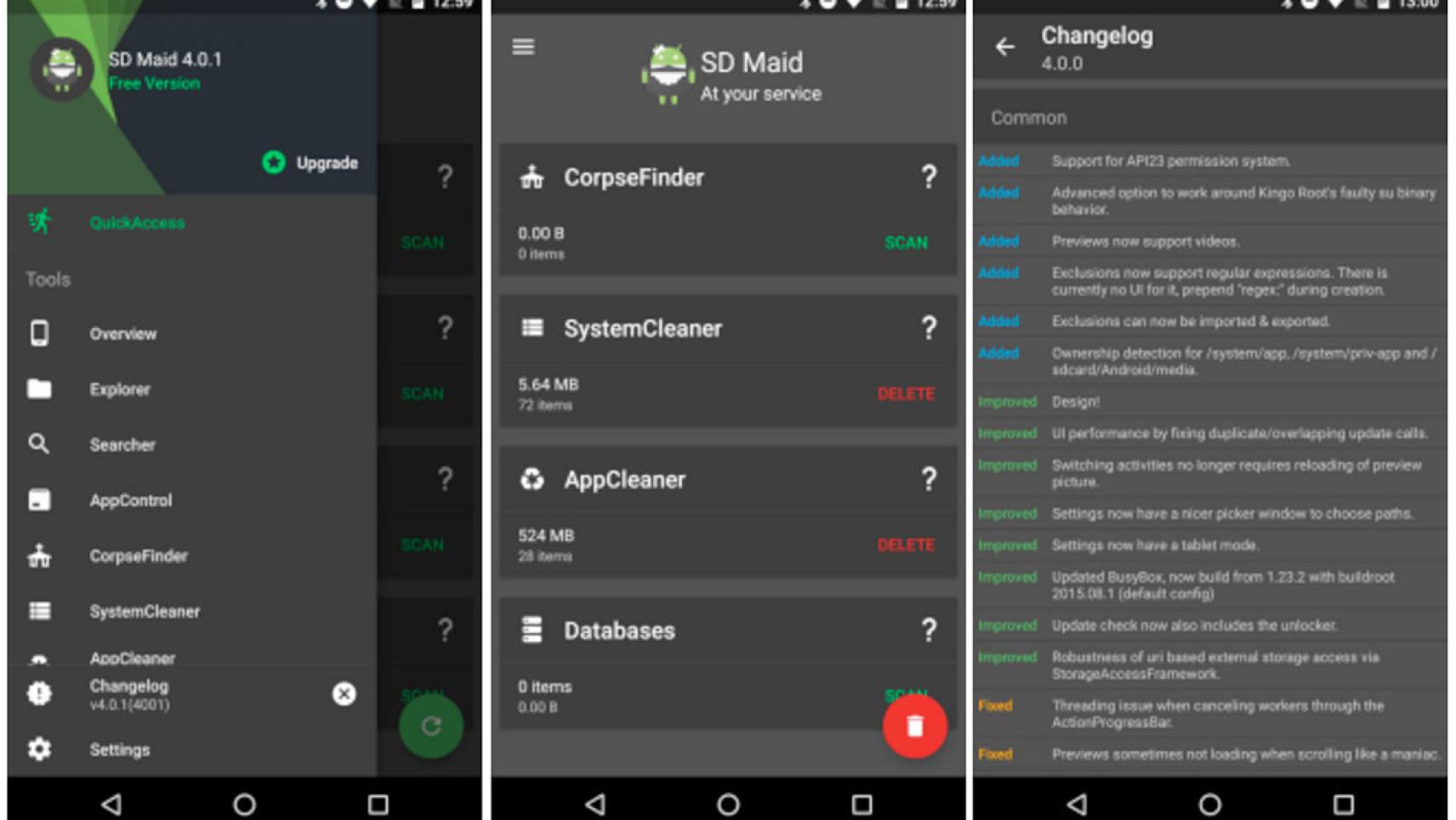 La mejor aplicación para limpiar tu Android actualiza a Material Design