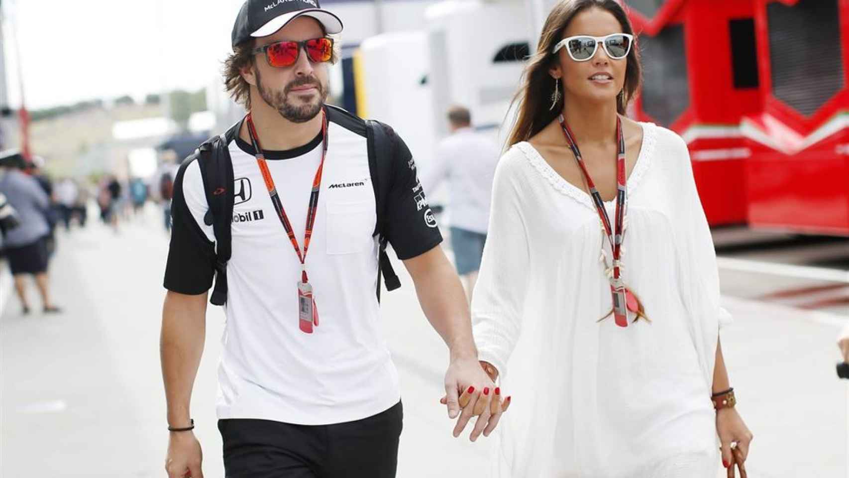 Lara Álvarez y Fernando Alonso comenzaron el año como pareja