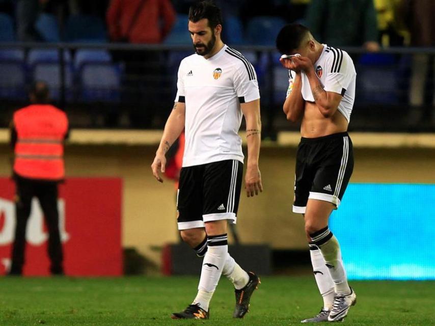 Negredo abandona desolado El Madrigal