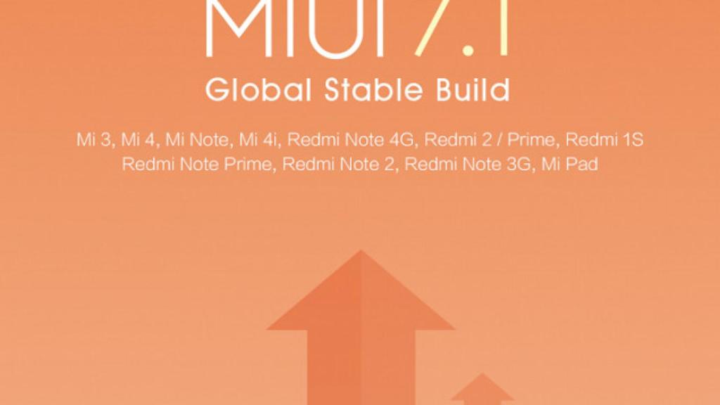 MIUI 7.1 ya está disponible: Xiaomi comienza con las actualizaciones vía OTA