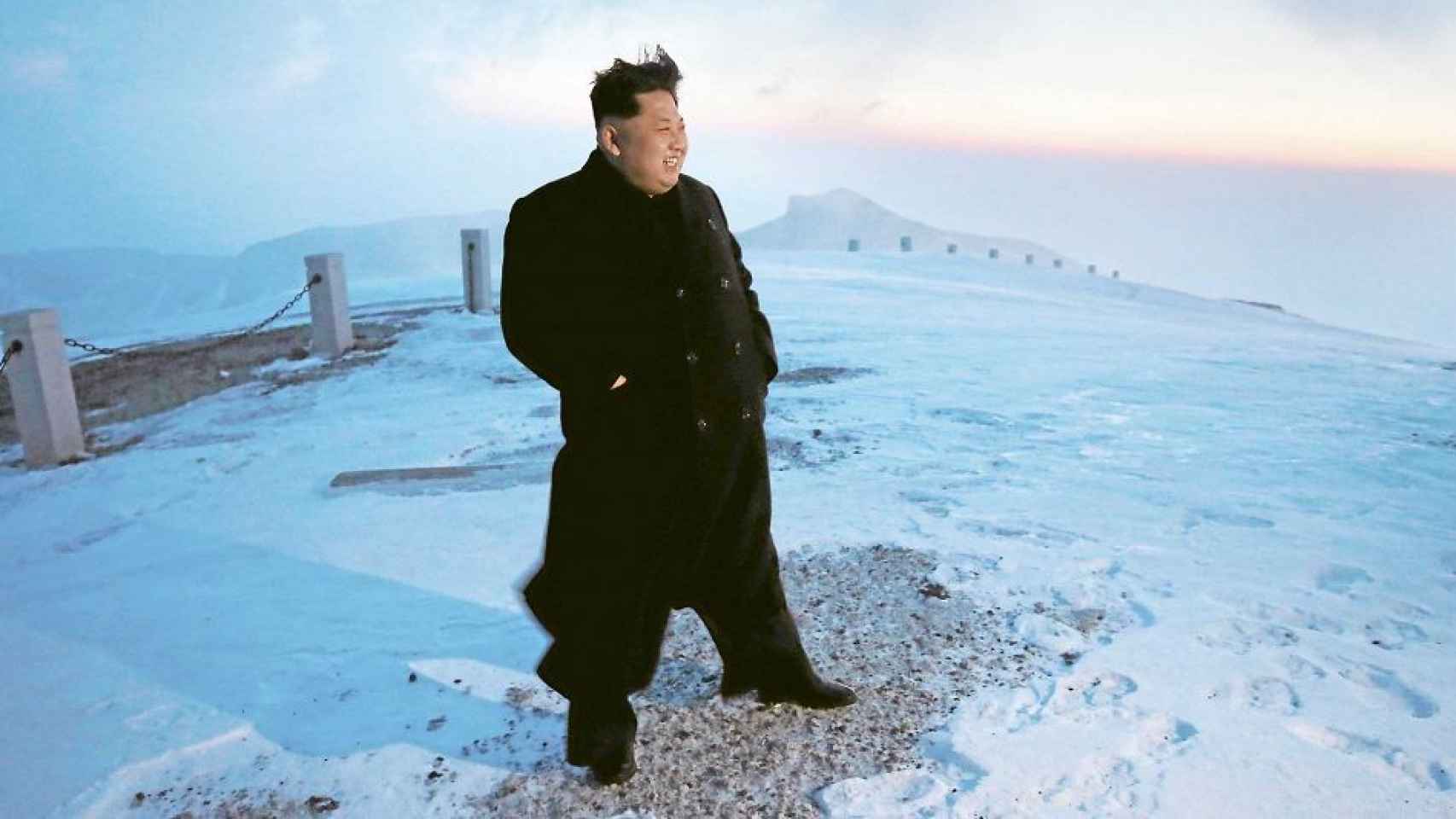Kim Jong-Un, en la cima del Paektu