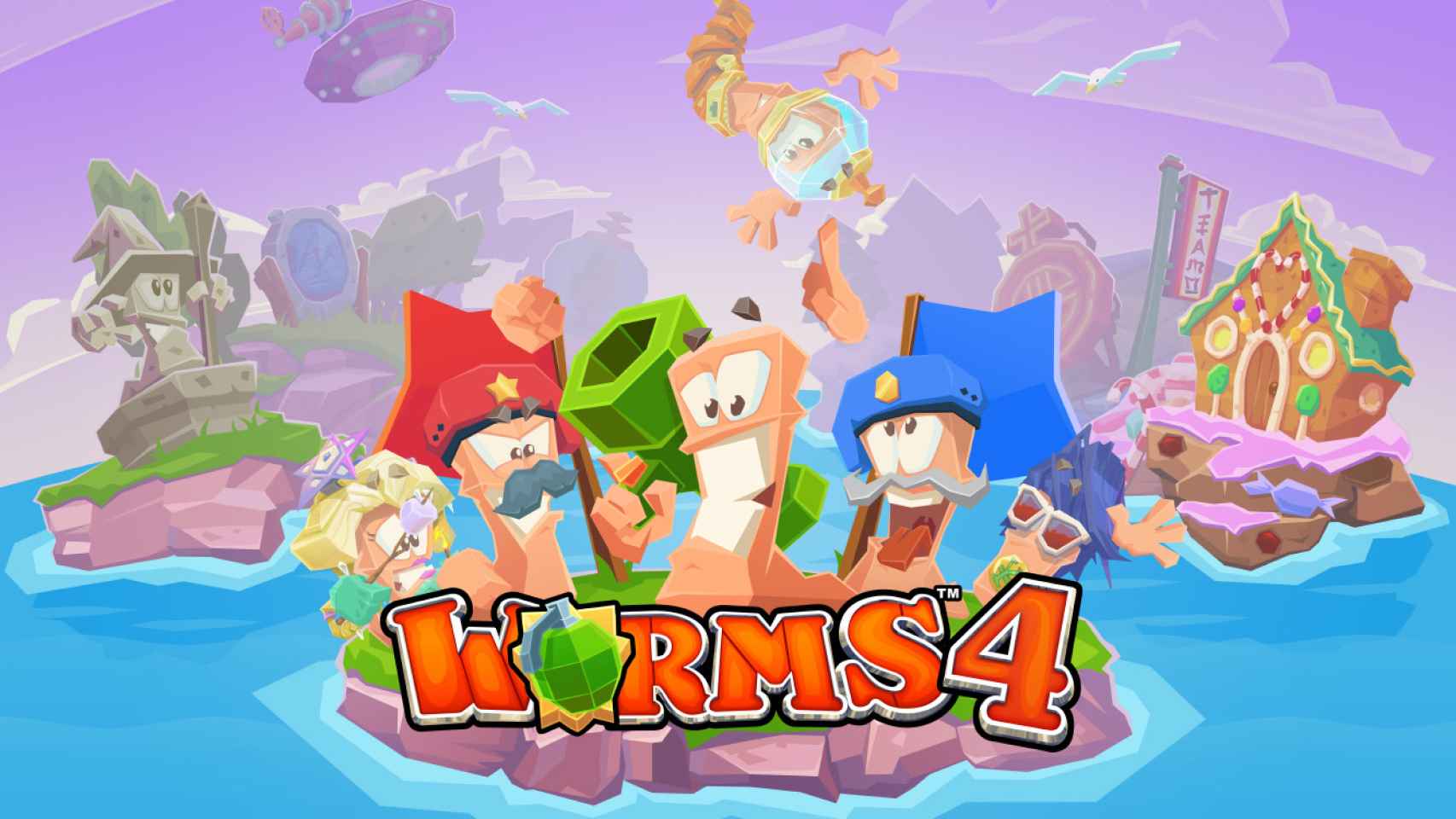 Worms 4: la gran batalla de los gusanos ya está disponible para Android