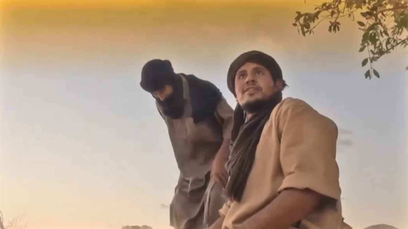 Imagen del vídeo difundido por los yihadistas.