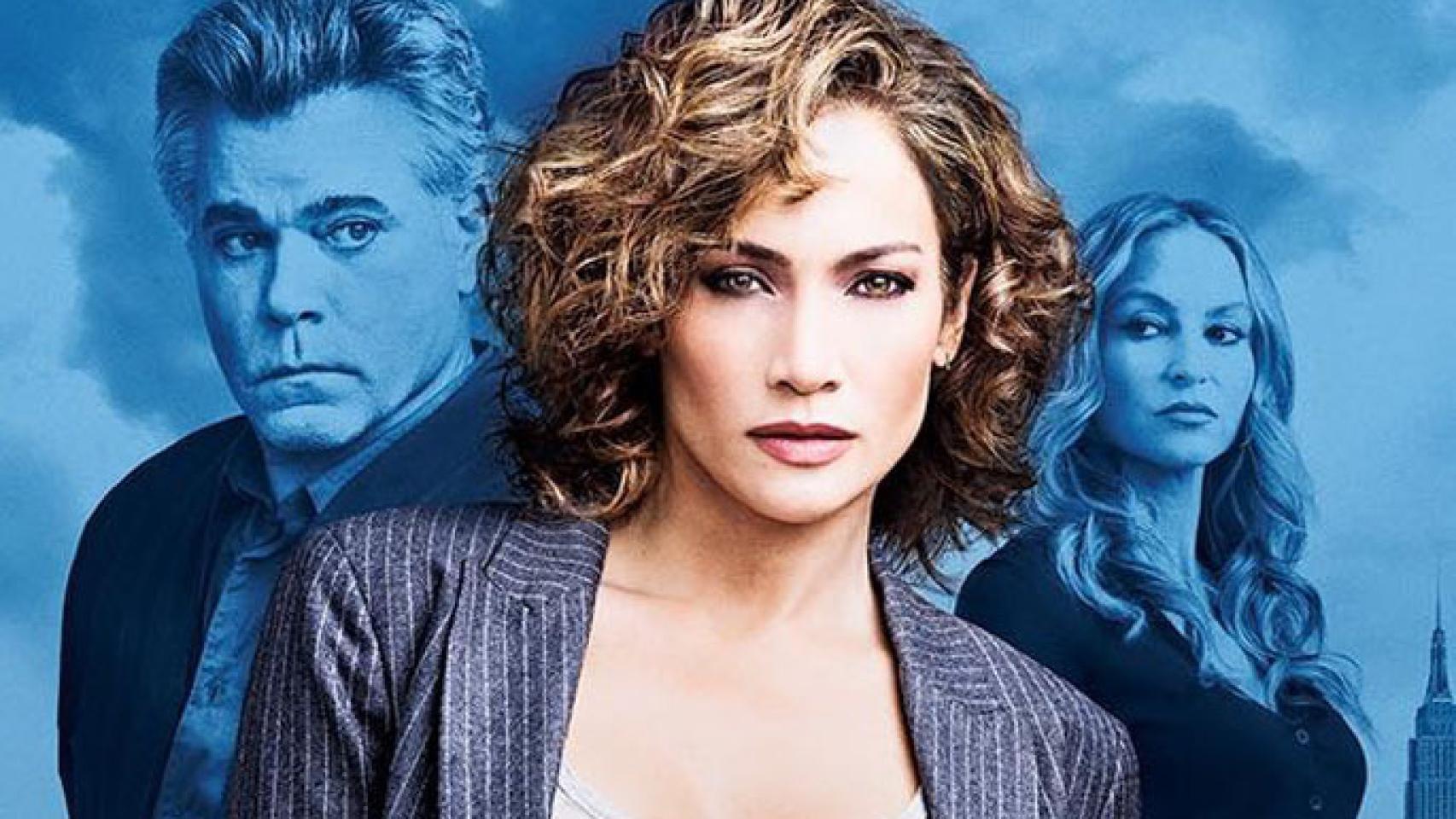 Jennifer Lopez en el cartel promocional de 'Shades of Blue' (NBC)