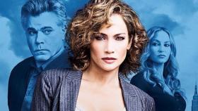 Jennifer Lopez en el cartel promocional de 'Shades of Blue' (NBC)