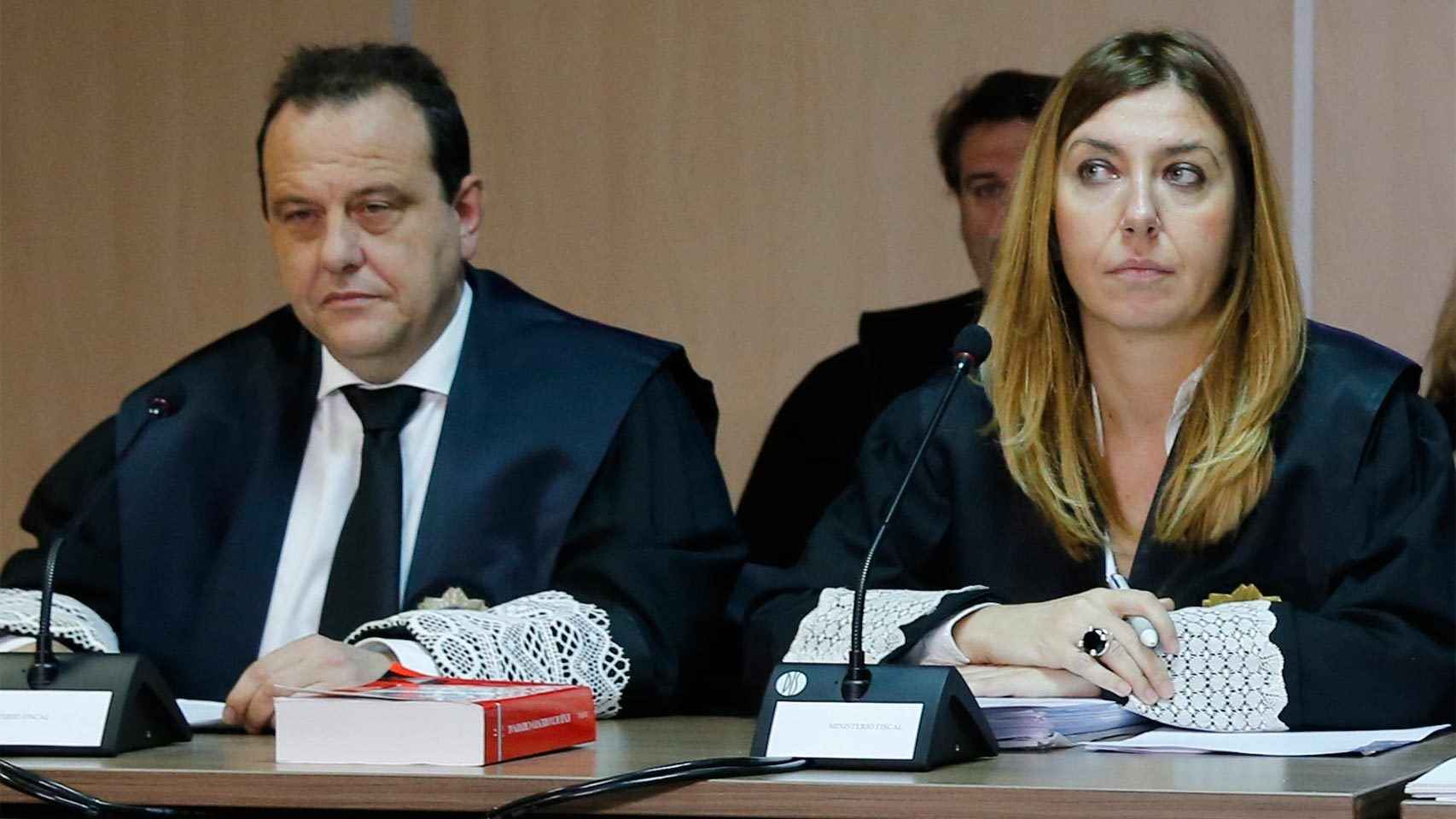 Los fiscales Anticorrupción Pedro Horrach y Ana Lamas, durante la vista.