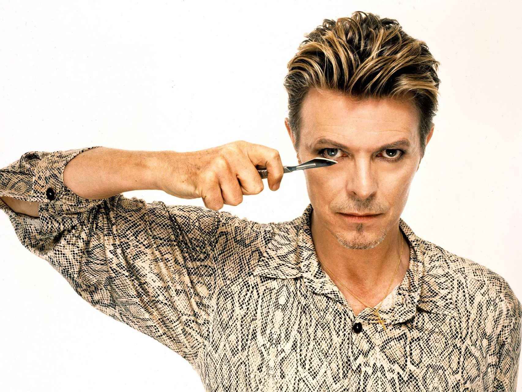 David Bowie, retratado en Londres.