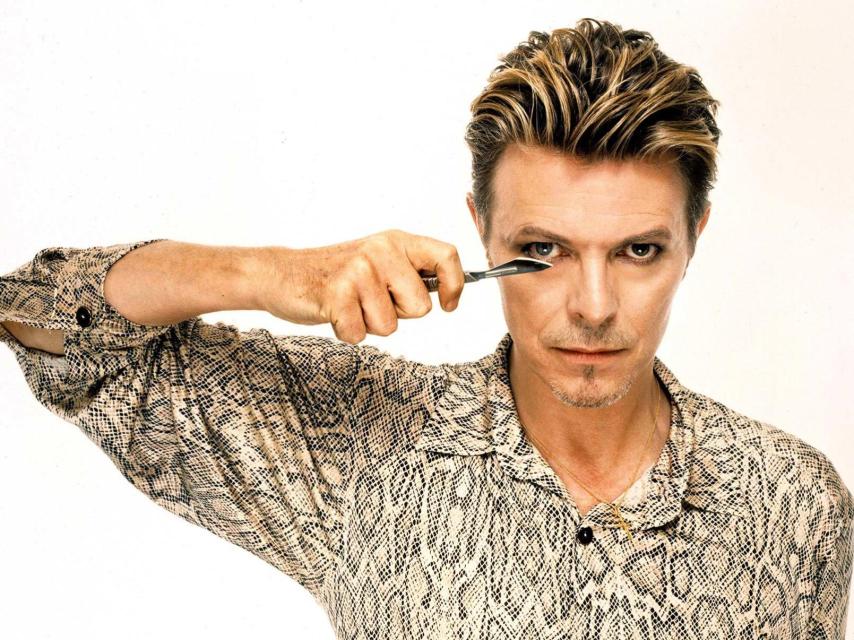 David Bowie, retratado en Londres.