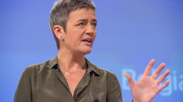 La comisaria de Competencia, Margrethe Vestager, deberá autorizar una posible fusión entre Bankia y  BMN