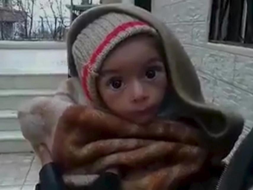 Esta imagen fue tomada supuestamente el 5 de enero en Madaya.