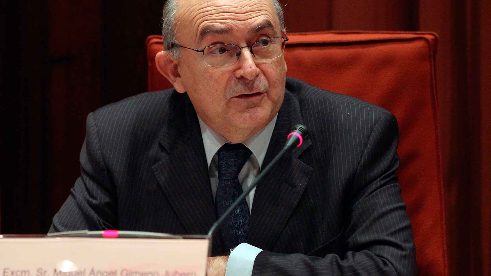 Miguel Ángel Gimeno, actual presidente del tribunal catalán.