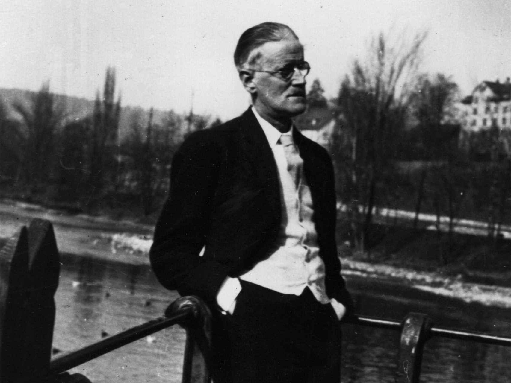 James Joyce, en Zurich.