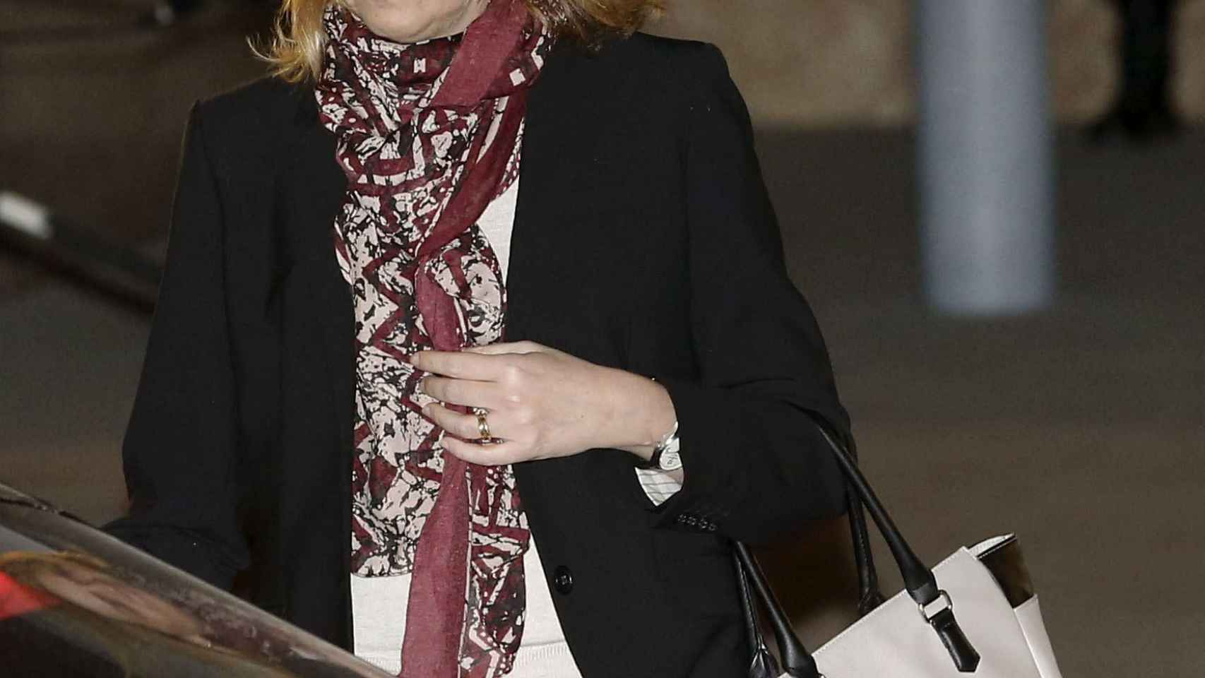La Infanta Cristina de Borbón, a la salida del juicio Nóos.