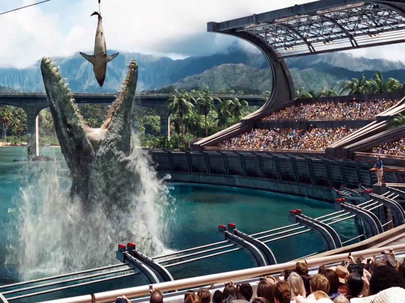 Una imagen de Jurassic World, una de las películas producidas por Legendary Pictures