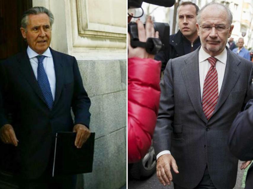 Miguel Blesa y Rodrigo Rato. / Europa Press / Efe