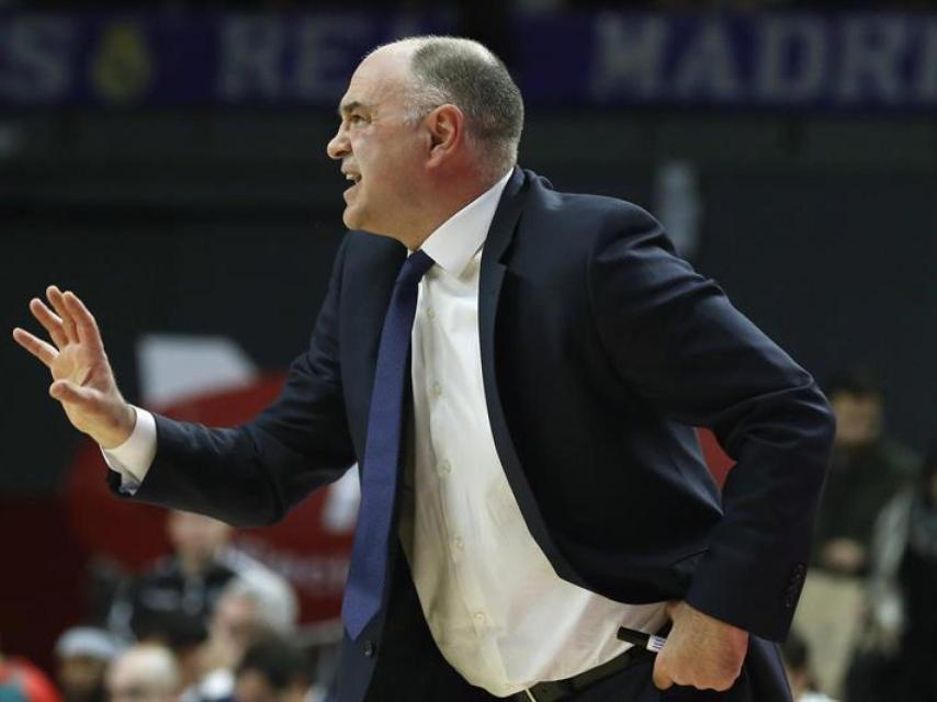 El entrenador del Real Madrid, Pablo Laso/Kiko Huesca/EFE