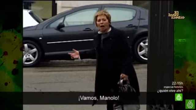 La famosa imagen de Celia Villalobos abroncando a su chófer