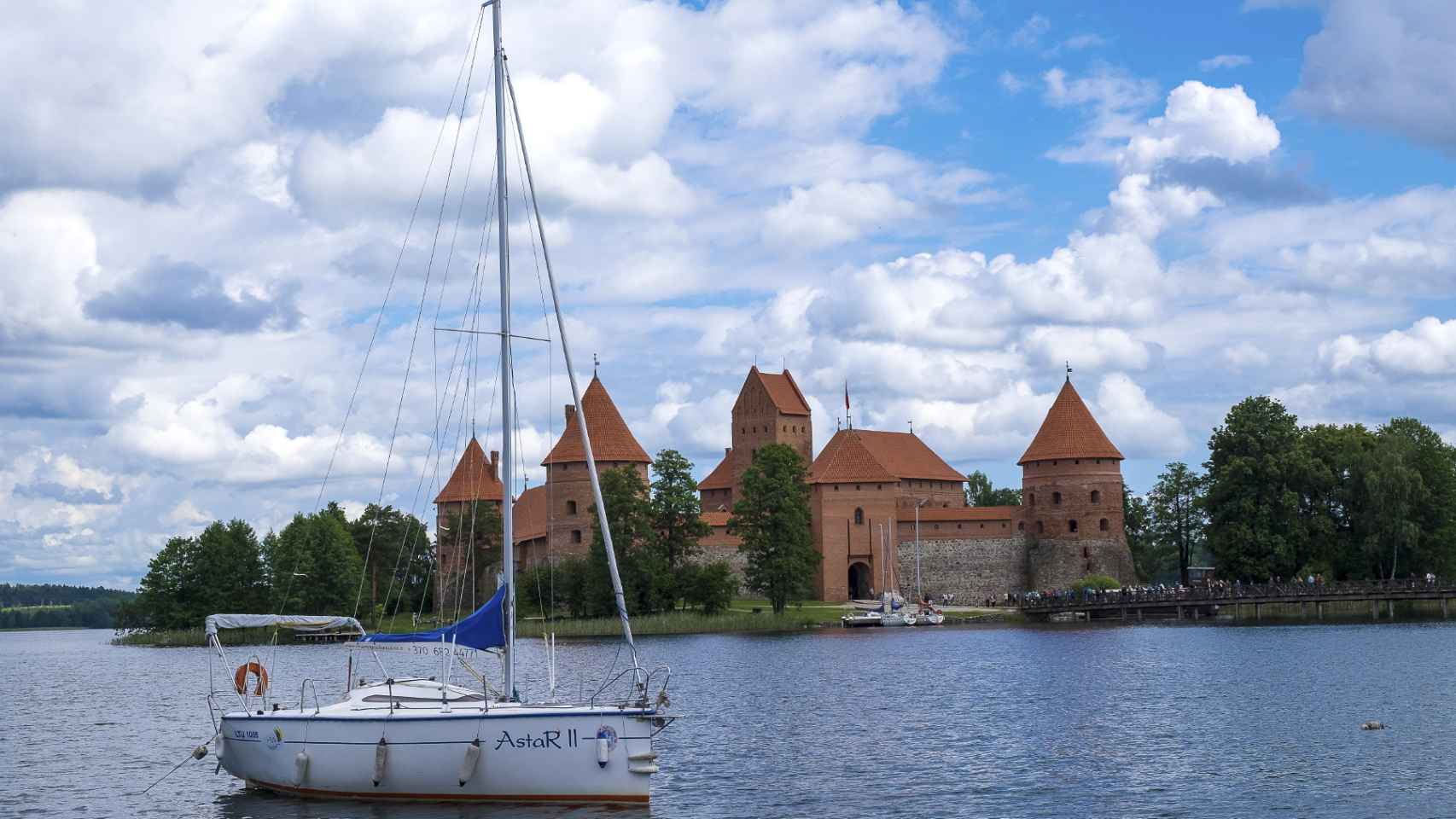 Trakai, una ciudad que parece construida sobre el agua.