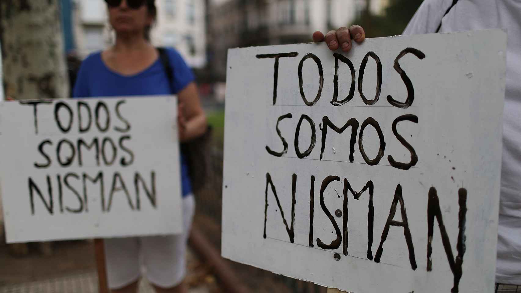 Protesta silenciosa celebrada en Buenos Aires tras la muerte de Nisman.
