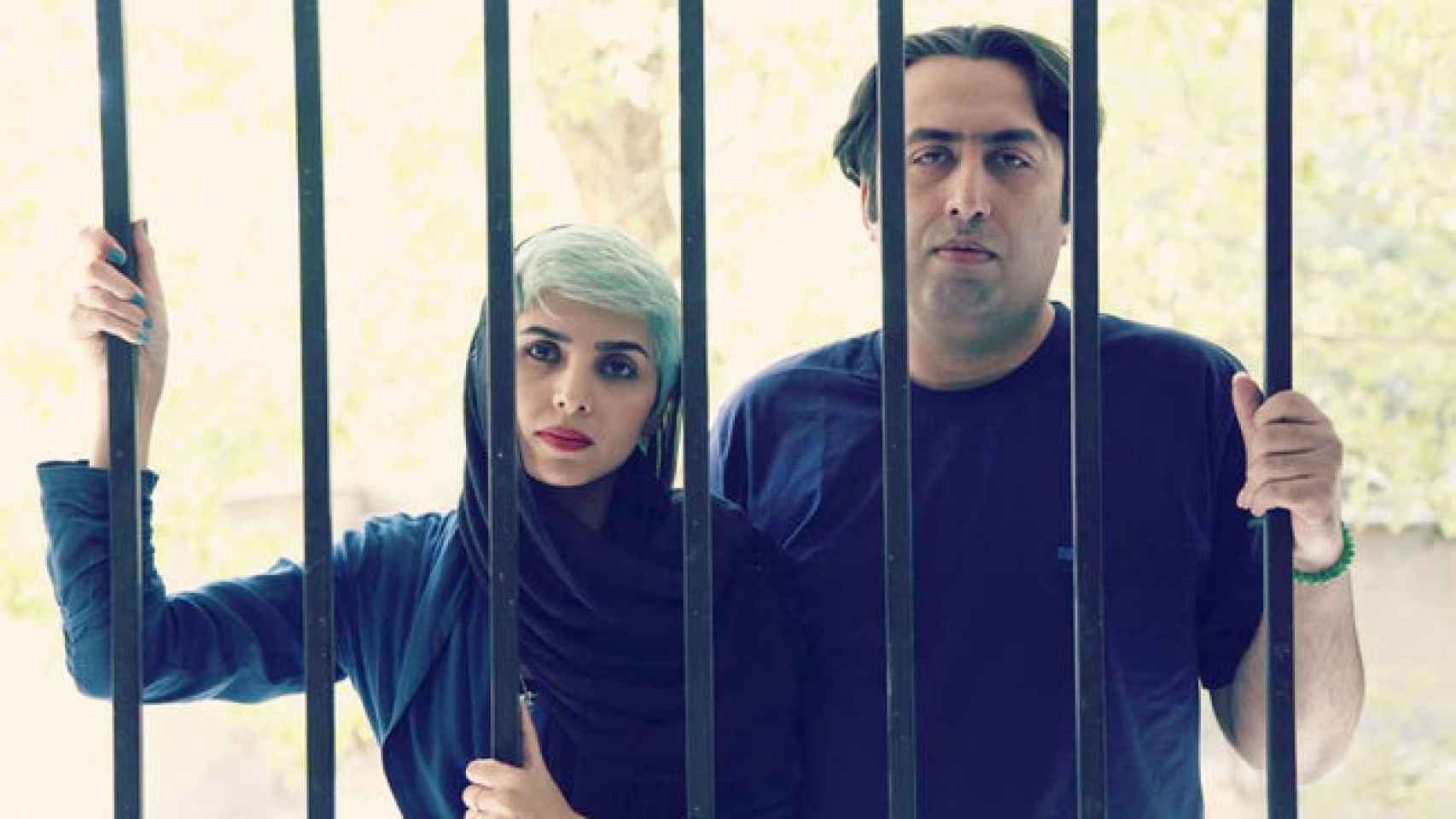 Medhi Mousavi y Fatemeh Ekhtesari, los dos poetas escapados de Irán.