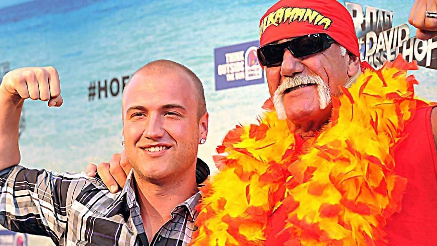 Hulk Hogan y su hijo Nick Bollea
