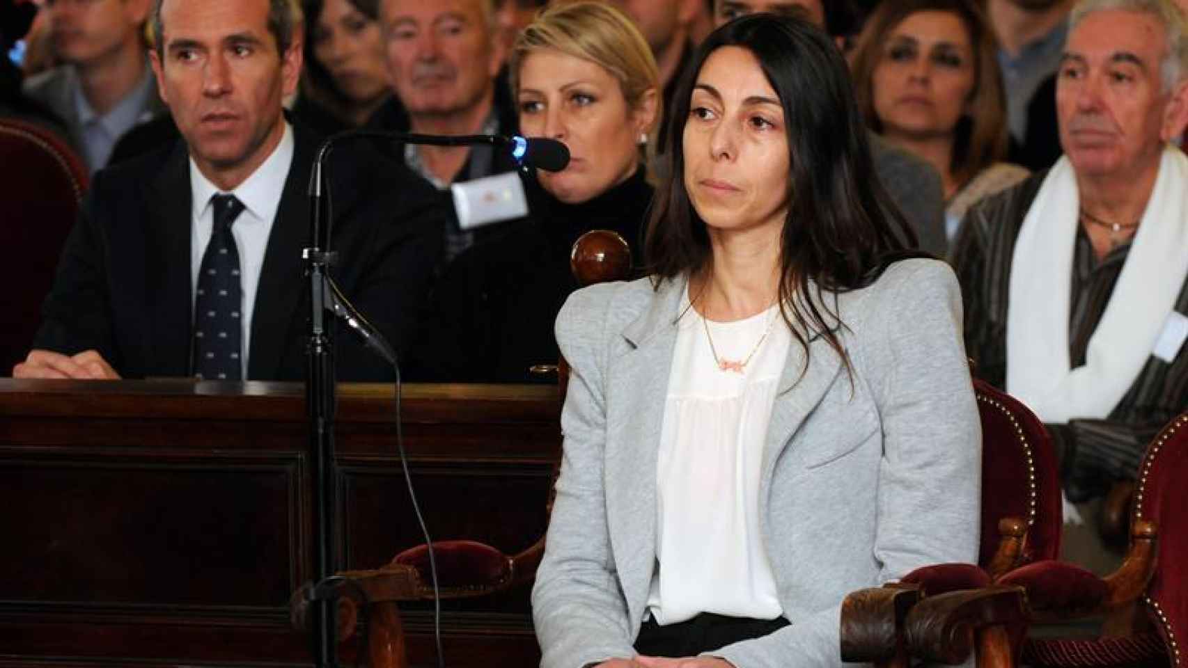 Raquel Gago durante el juicio por el asesinato de Isabel Carrasco