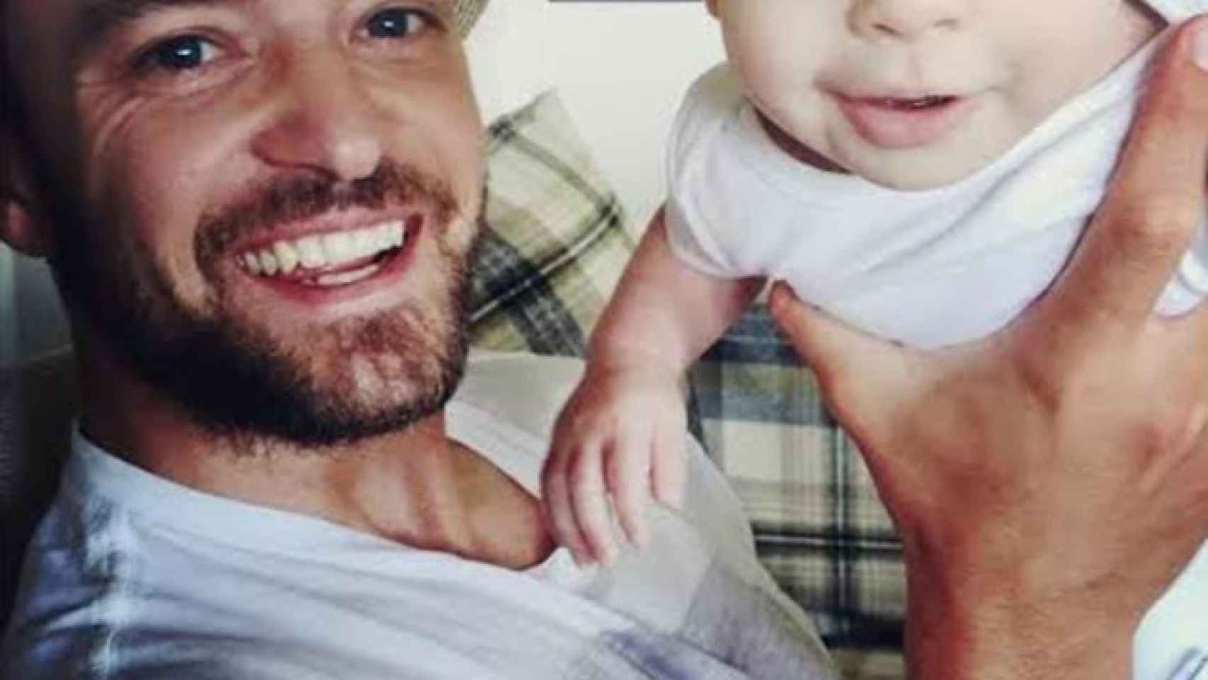 Justin Timberlake y su bebe Silas