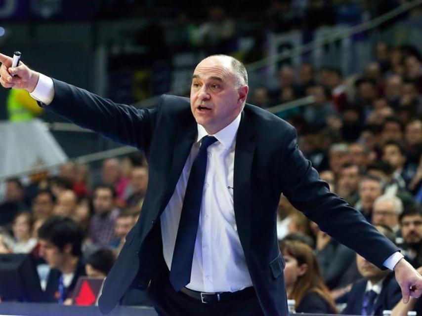 El entrenador del Real Madrid, Pablo Laso/JuanJo Martín/EFE