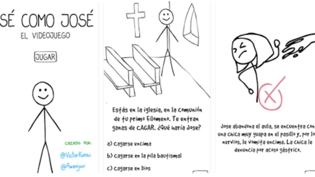 ‘Sé como José’, el irreverente juego de un stickman que arrasa en Google Play