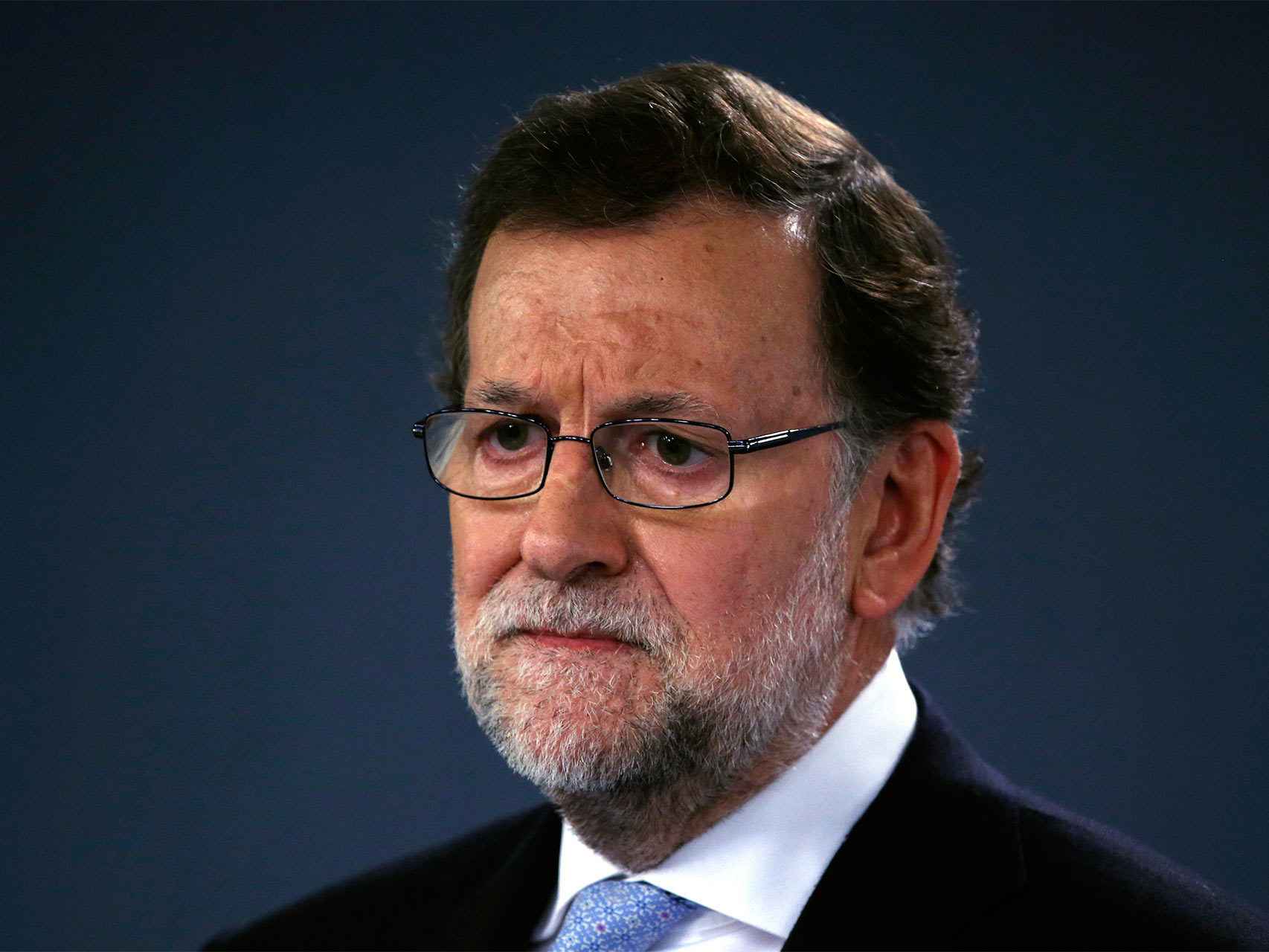 Mariano Rajoy en una conferencia de prensa/Juan Medina /Reuters