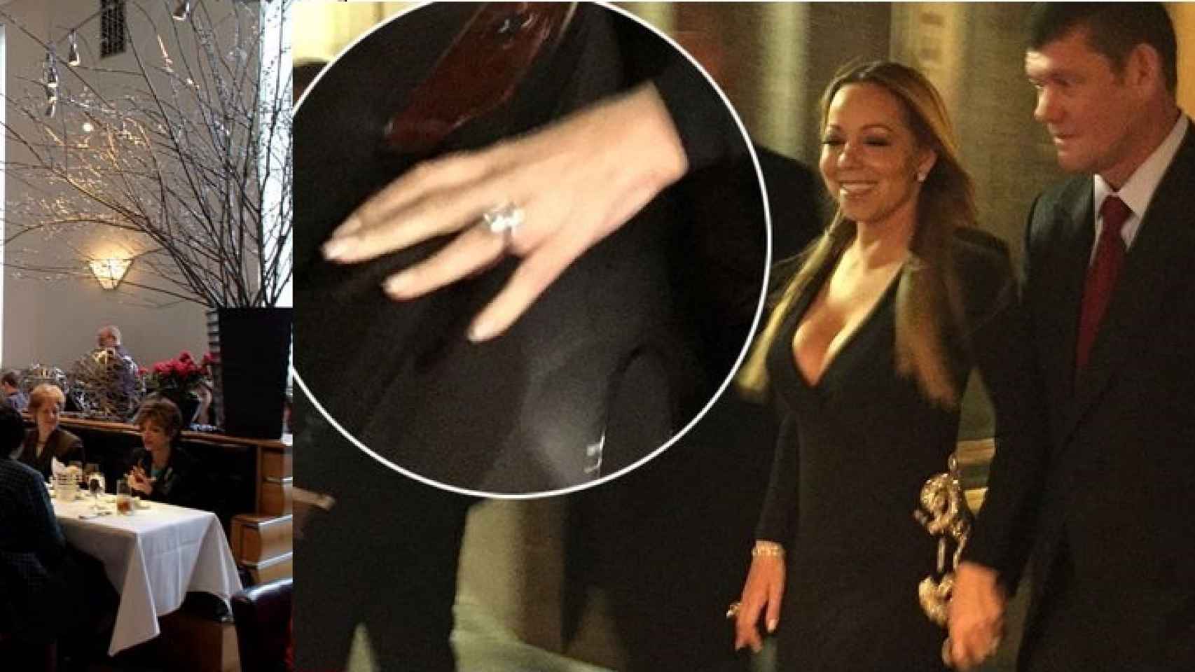 El restaurante donde se declaró James y Mariah Carey con su anillo de 35 quilates