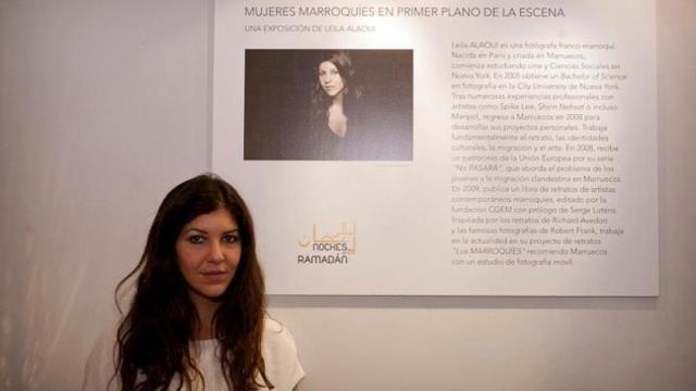 La fotógrafa Leila Alaoui retratada en Madrid, en 2011.