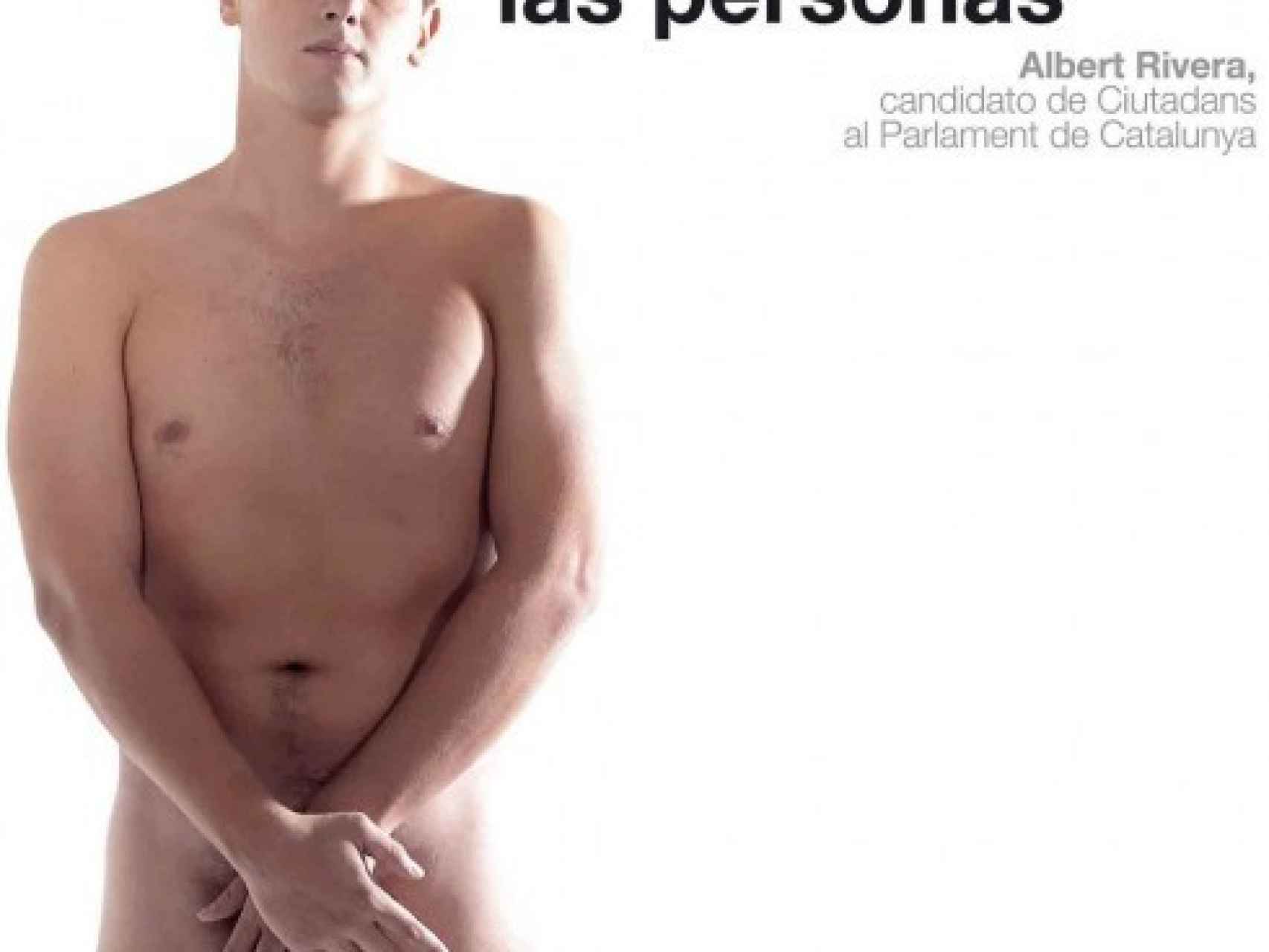 Albert Rivera ha mejorado mucho desde que posó desnudo para el cartel promocional